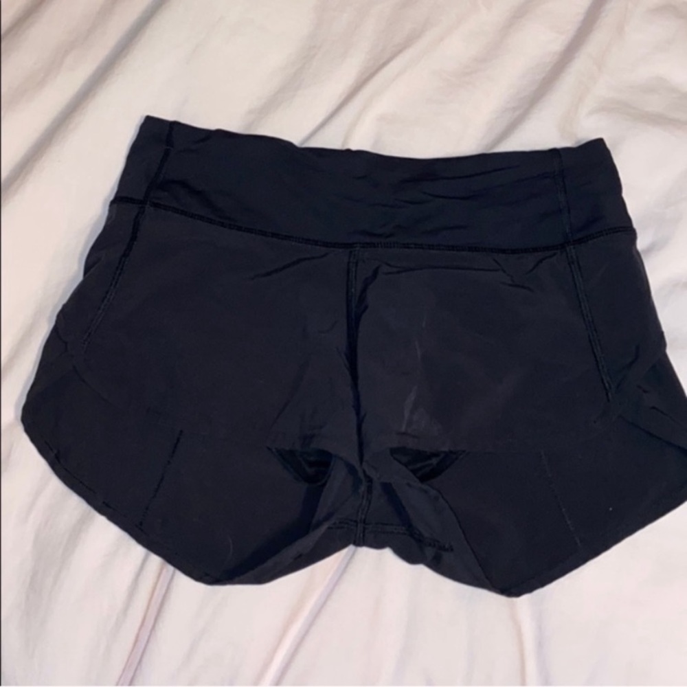 Black lululemon shorts